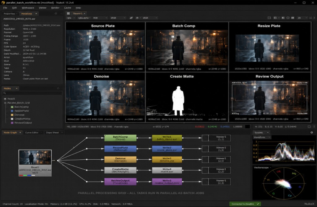 Compositing after Spark Fuse
